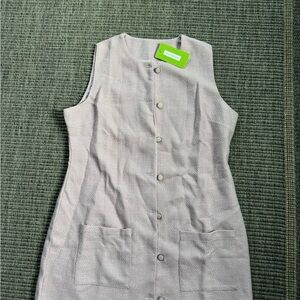 Elegant Light Pink Midi Dress